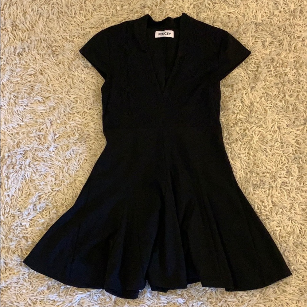 Pencey Black Mini Dress
